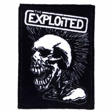 Нашивка The Exploited череп с ирокезом (697)