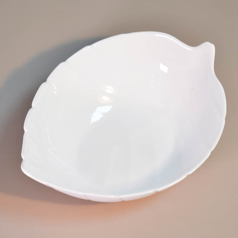 Салатник 18см Листья, опаловое стекло, MILLIMI