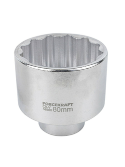 Головка 80мм 1''12гр. FORCEKRAFT FK-58980
