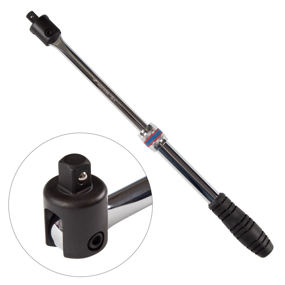 KING TONY 4461-24G Вороток 1/2", 450-600 мм, с шарниром, телескопический