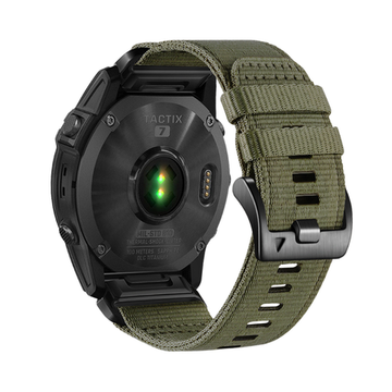Ремешок QuickFit 26 мм для Garmin (циферблат 51мм) нейлоновый тактический (Оливковый)
