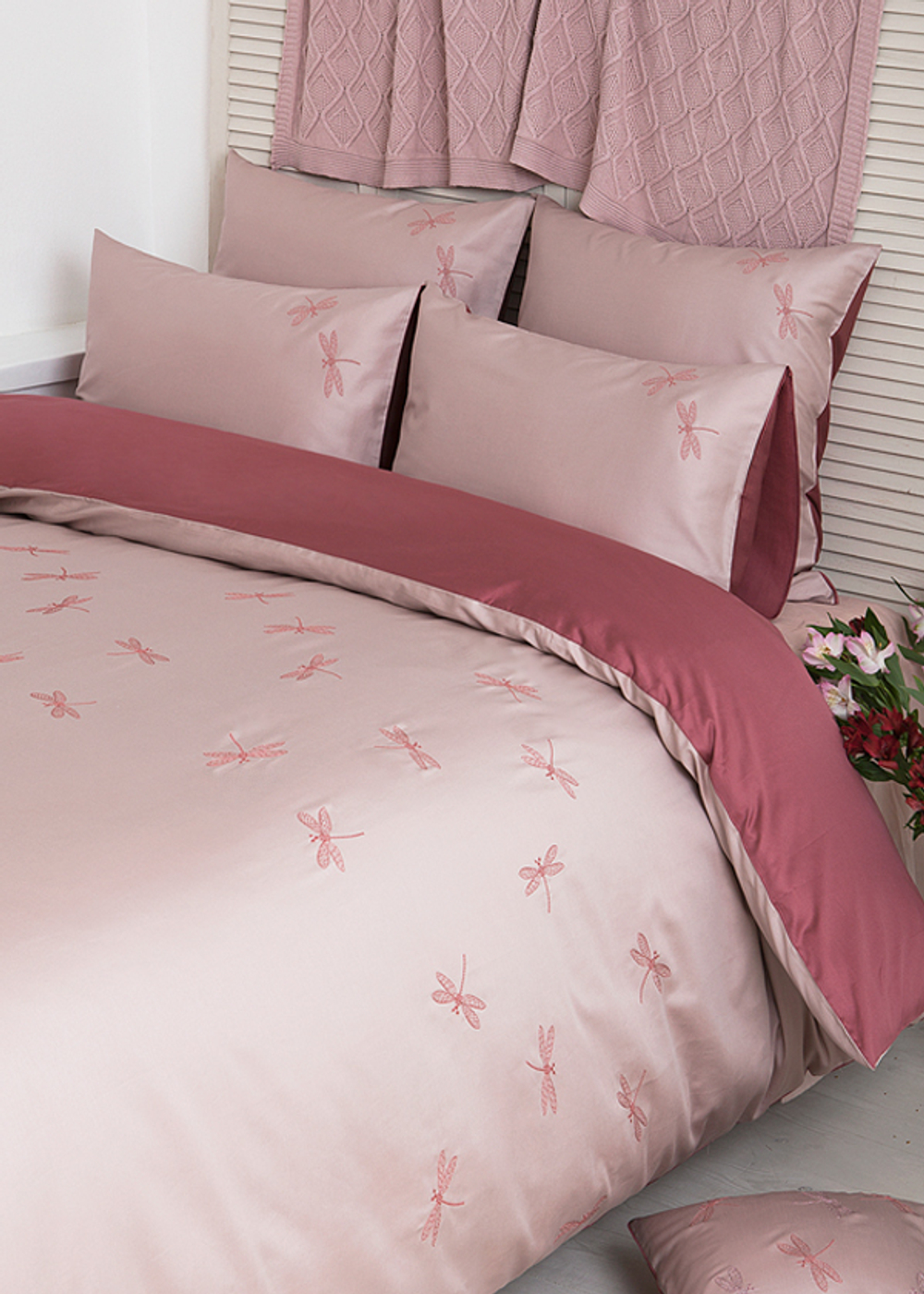 Простыня 240x280 Bovi Fairy Tale пудрово-розовая