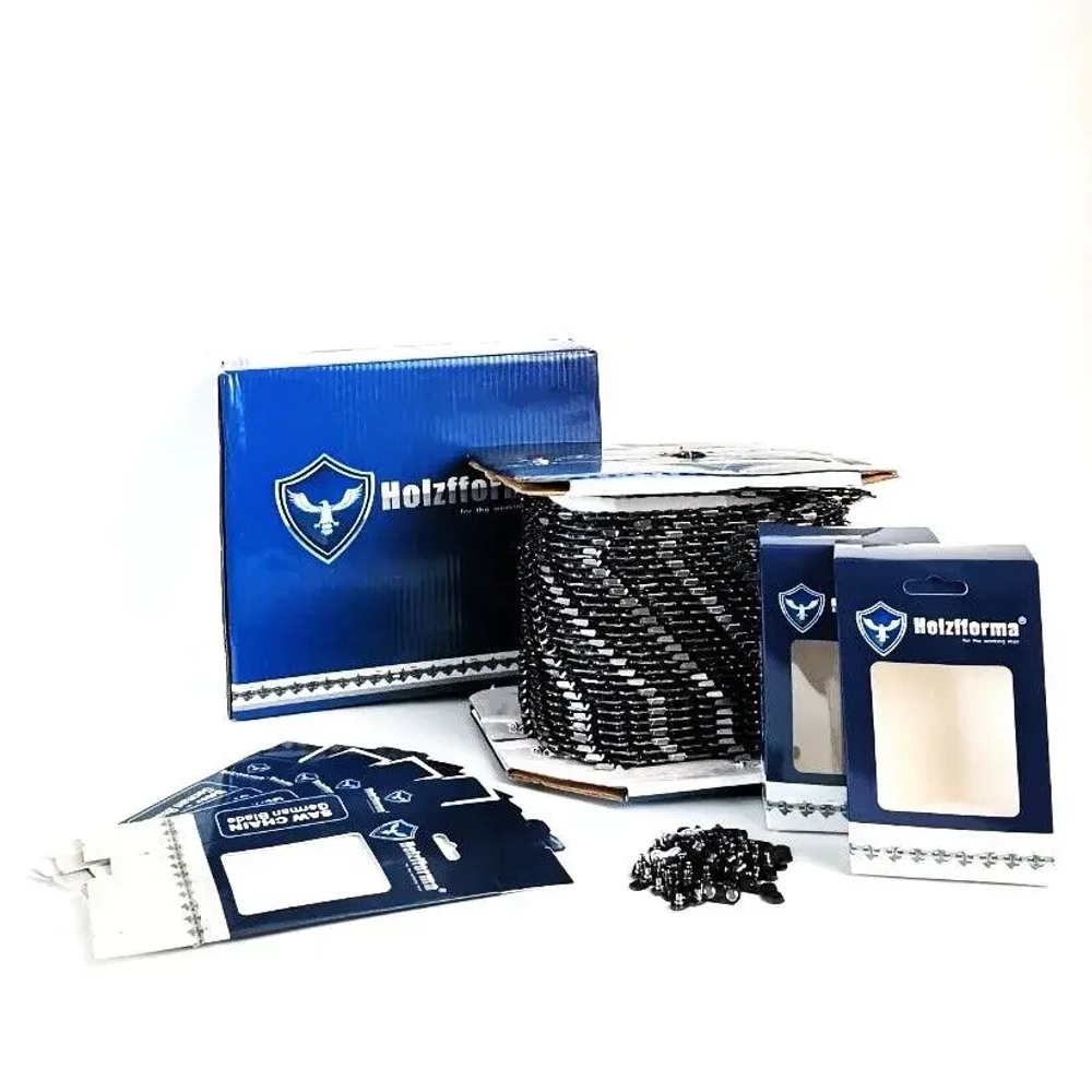 Бухта пильной цепи 3/8LP, 1.3 мм, 1640 звеньев Holzfforma HFC38LA-100 чизельные зубья