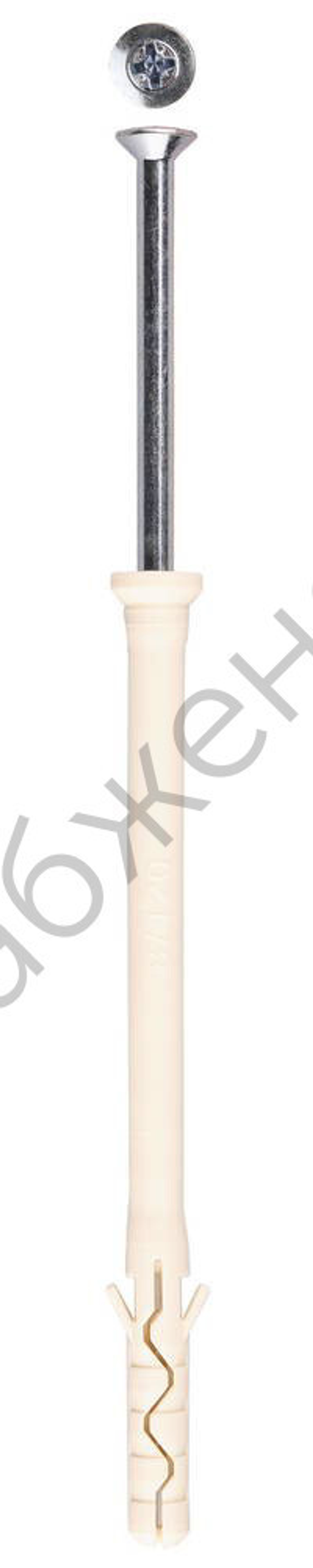 ЗУБР 8 x 120 мм, потайный бортик, дюбель-гвоздь нейлоновый, 50 шт, Профессионал (4-301375-08-120)