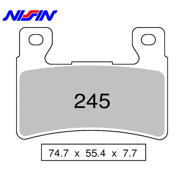 Nissin 2P-245NS тормозные колодки передние