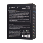 Черная анальная втулка 10,5см Erotist Toys Anal Plug Hidro Size M