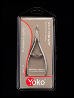 Кусачки Yoko SK 034 для кутикулы серия Premium со спиральной пружиной и лезвием 6,5 мм