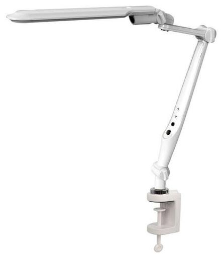 Светильник настольный KD-830 C01 LED 10Вт 230В на струбцине 600лм сенс. рег. яркости цветов. темп. бел. Camelion 14014