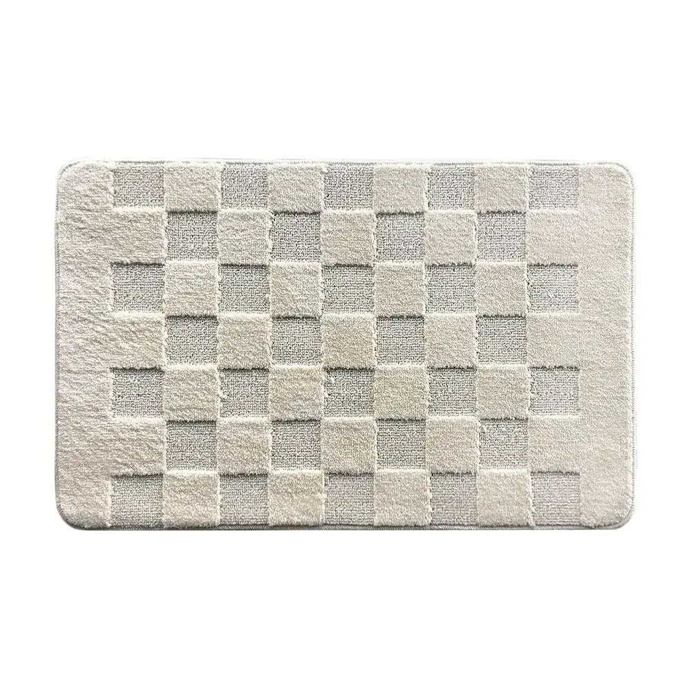 Коврик для ванной L'CADESI Marathon, 60, Блок, бежевый (однотонный), Турция