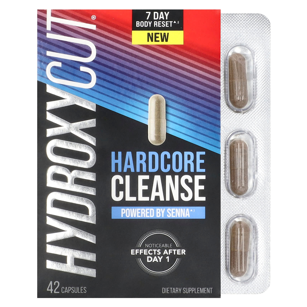 Hydroxycut, Hardcore Cleanse, 42 капсулы