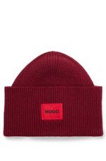 Хлопковая шапка Xaff 6 HUGO - бордовый(50496011)