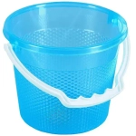 Ведёрко Медовое 3,3л Прозрачно-голубой (комплект 30 шт)