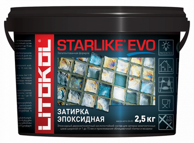 S.102 STARLIKE EVO BIANCO GHIACCIO эпоксидный состав 2,5кг