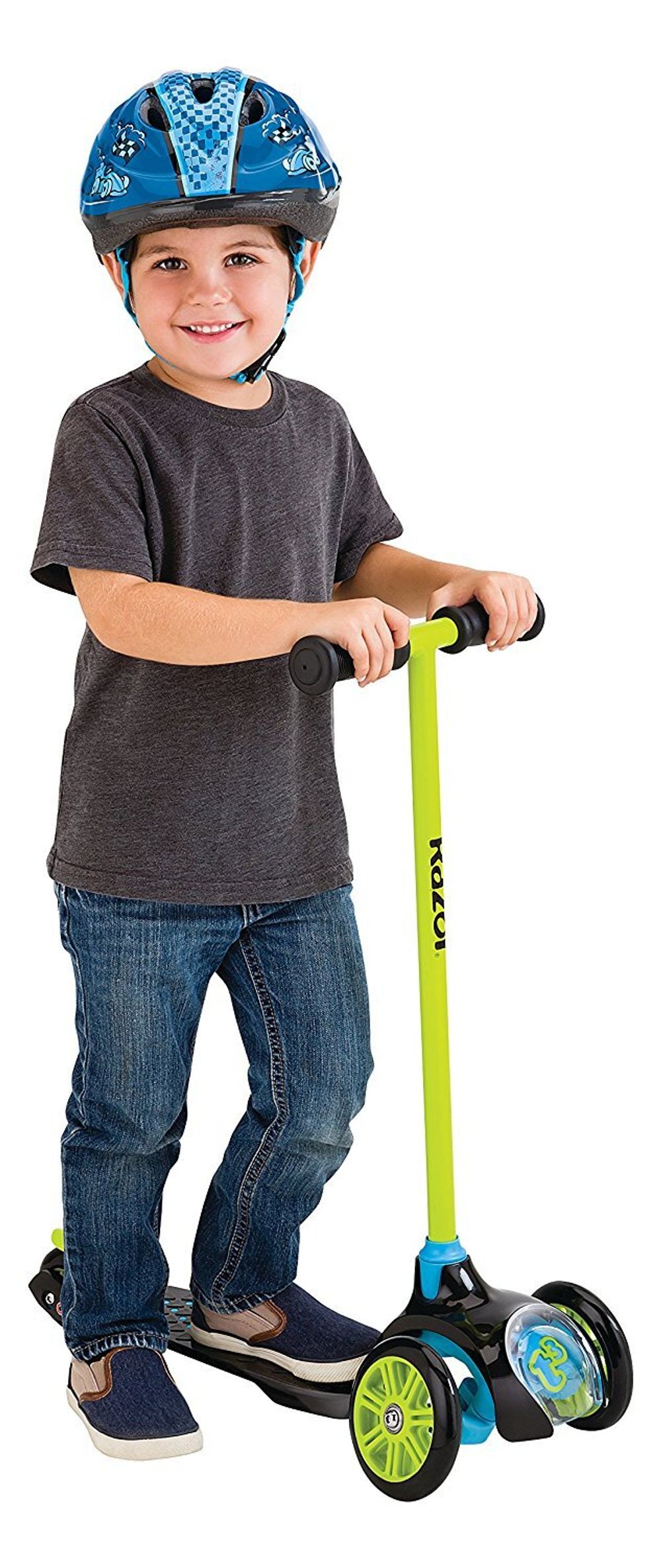 Самокат  Razor Т3 зеленый