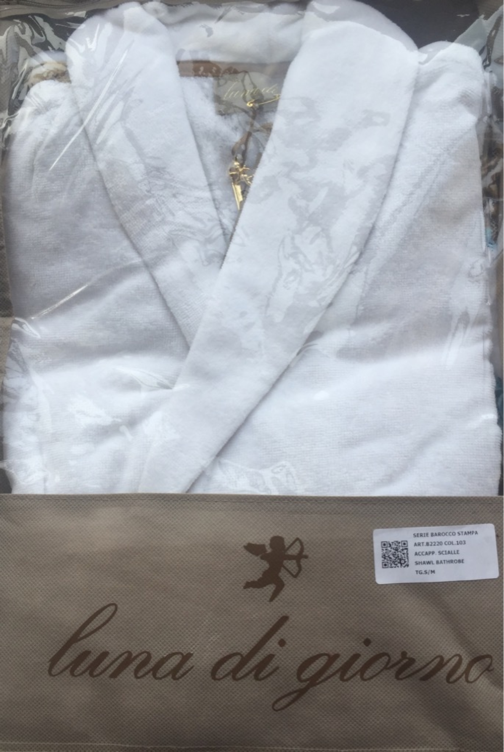 Халат махровый Luna di Giorno 2220 103 aqua Италия фото