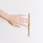 Деревянный крючок для вязания из древесины клена 9 мм. K308