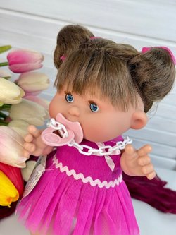 Пупс Nines 26см PEPOTE с закрывающими глазками (N804B1)