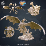Укротитель драконов монстр миниатюра для dnd, днд, pathfinder, фентези, Настольная игра, НРИ, Варгейм, РПГ