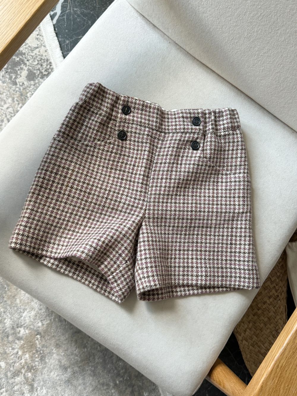 Шорты из хлопка и шерсти Bonpoint, 128