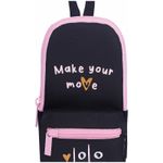 Пенал мягкий 1 отделение, 1 карман, 210*90*40 Berlingo "Tic tac toe", текстиль