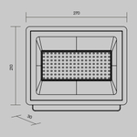 Прожектор Outdoor FL001-L100B4K