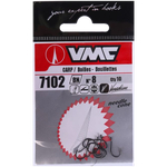Крючок VMC 7102BN-черный никель Карп №02 10шт