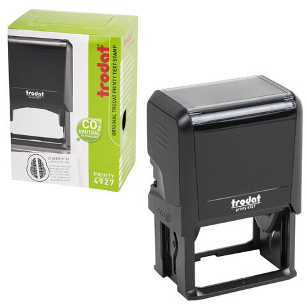 Оснастка для штампа, размер оттиска 60х40 мм, синий, TRODAT 4927, подушка в комплекте, 53117