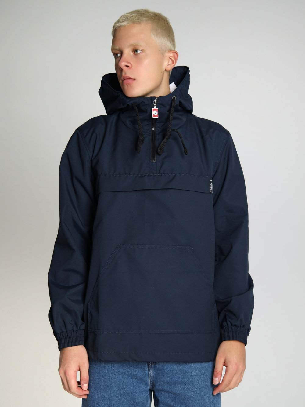 Анорак мужской без утеплителя темно-синий Город Горький