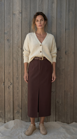 Юбка с разрезом