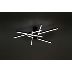 Светильник потолочный светодиодный Rivoli Violet 6180-201 LED 90Вт 3000-6000К чёрный с пультом | Rivoli