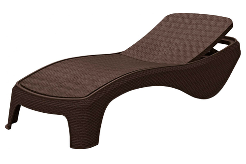 Шезлонг Atlantic, коричневый