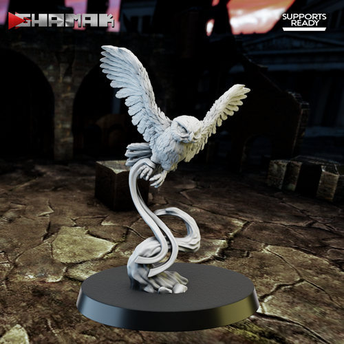 Grand Alliance Order Sylvaneth Wood Elves Familiar Сова №5 миниатюра для dnd, днд, pathfinder, фентези, Настольная игра, НРИ, Варгейм, РПГ