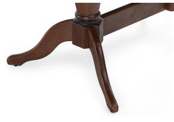 Деревянный стол Джил 140(180)х80х78 орех / коричневая патина