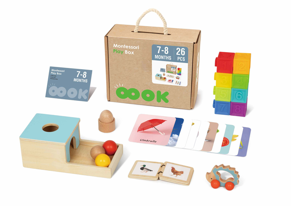 Монтессори Play Box для малышей (7-8 мес.)