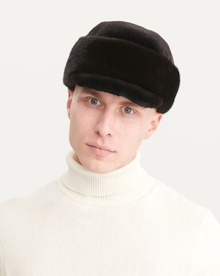 Шапка из меха норки