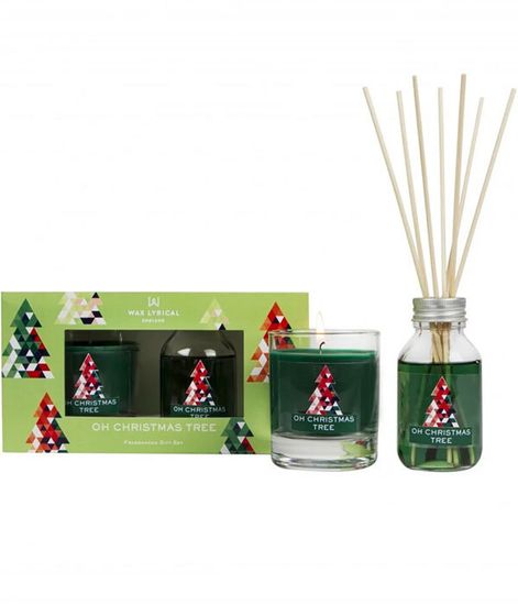 Рождественская елка подарочный набор диффузор и свеча, Wax Lyrical