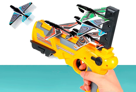 Пистолет-катапульта Air Battle стреляет самолетами