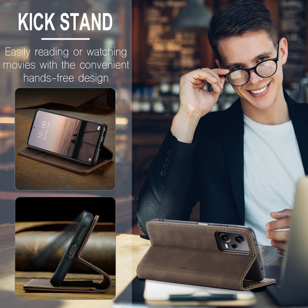 Чехол-книжка CaseMe Matte Xiaomi Redmi Note 12 Pro 5G