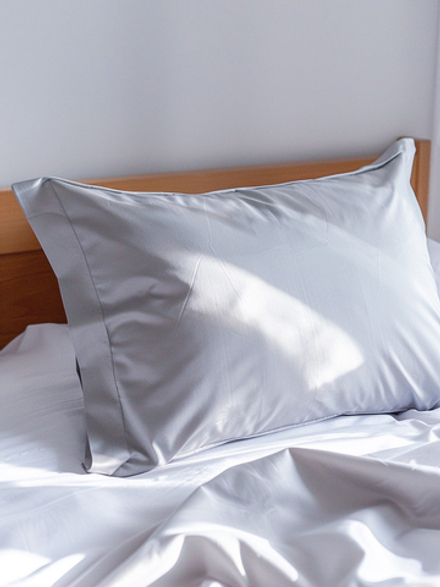 SERENITY 1 наволочка, сатин светло-серый