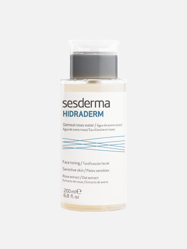 Тоник увлажняющий для лица с экстрактами овса и розы Hidraderm Oatmeal Roses Water, Sesderma, 200 мл