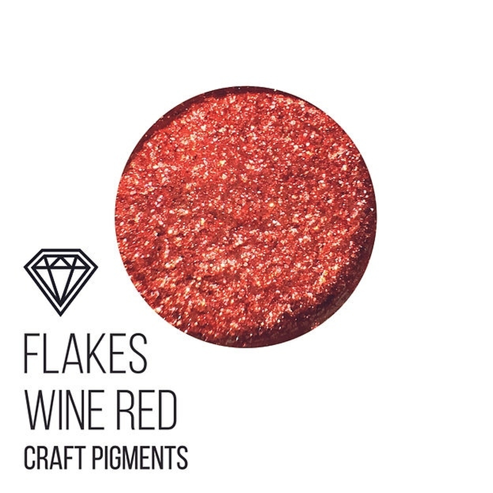 CraftPigments Flakes Wine Red 25мл