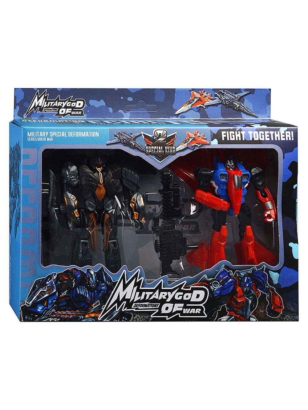 Игрушка Робот Истребитель трансформирующийся (HF111-10-1) цвет красный