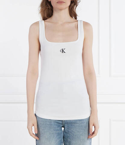 Топ CALVIN KLEIN JEANS - белый(J20J223192)