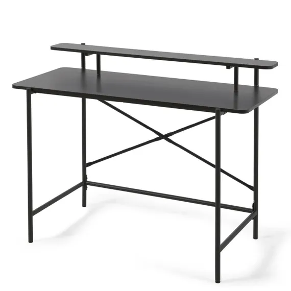 Письменный стол Galatia черный меламин | La Forma | Испания | Купить в Hallberg.ru