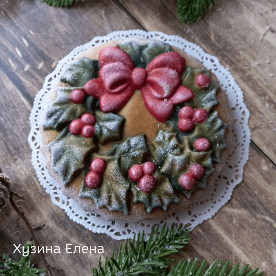 Пряничная форма Рождественский венок