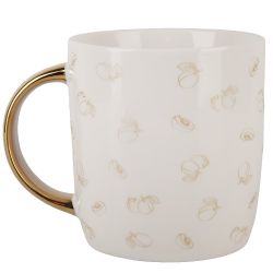 Кружка "Фруктовый сад.Персик" v=350мл (фарфор) (подарочная упаковка)