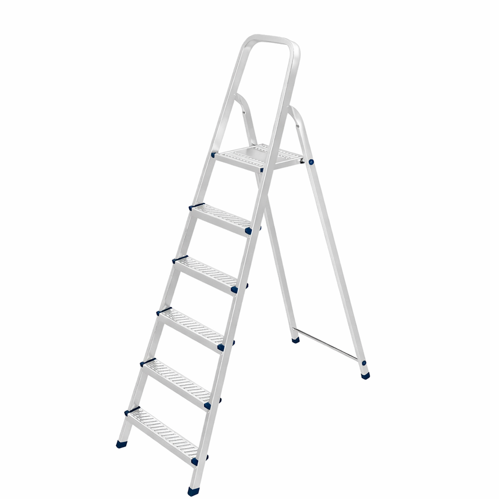 Стремянка 6 ступеней (высота до верхней ступени 121 см)
