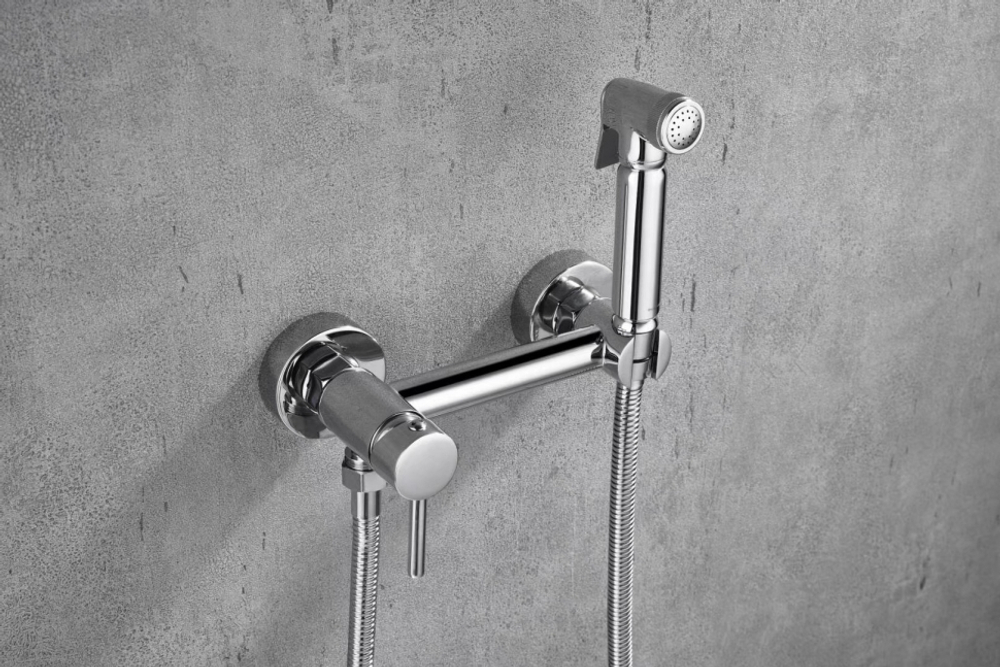 Смеситель с гигиеническим душем Grocenberg GB103N Хром