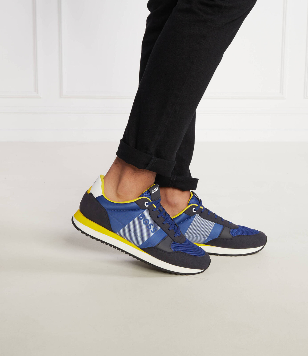 Кроссовки Kai_Runn_mxpr_N BOSS BLACK - голубой(50498921)