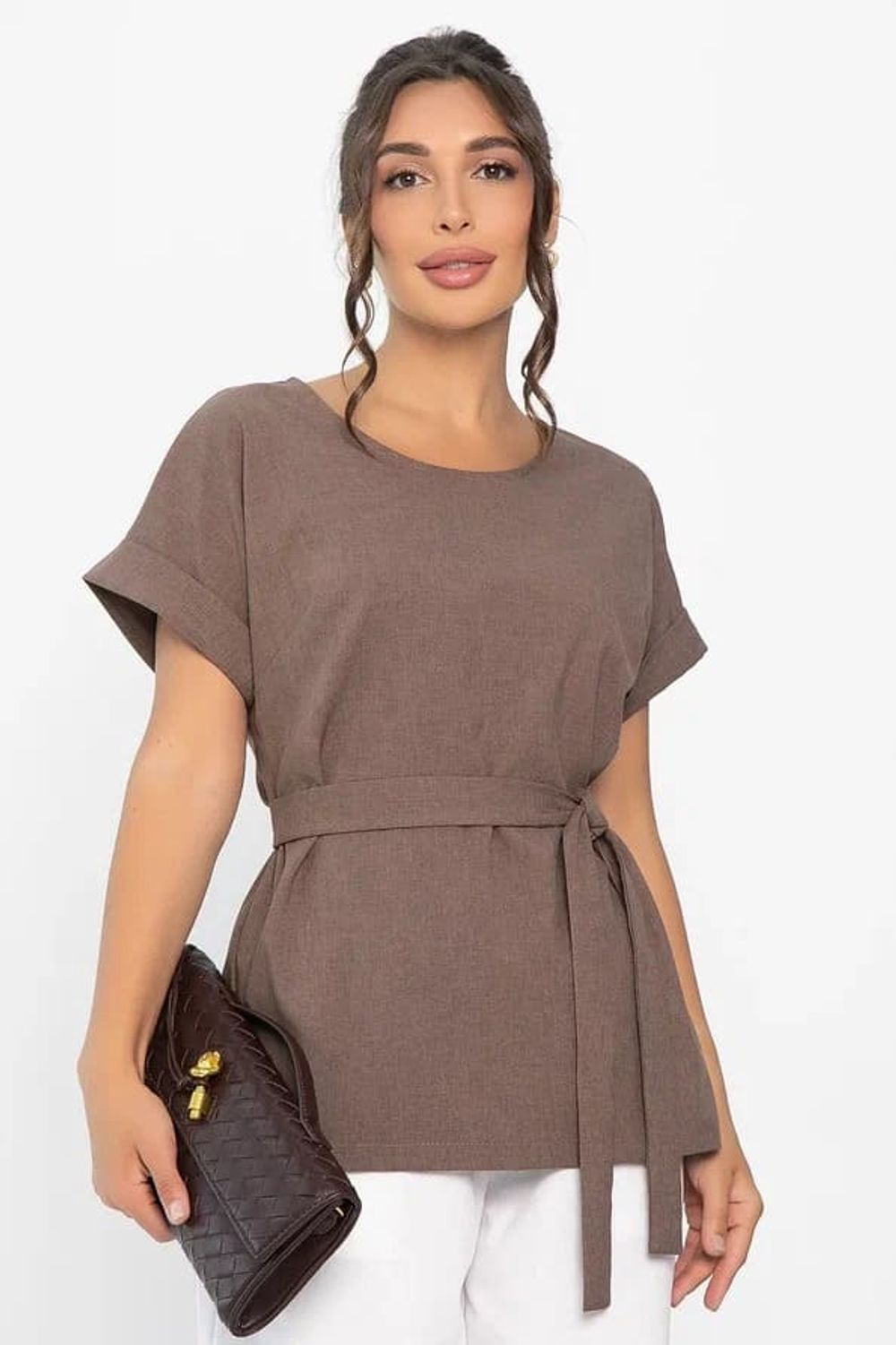 Блуза Фортуна (капучино) Б13909-19М LT Collection